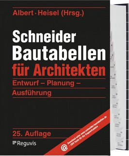 Schneider - Bautabellen für Architekten Coverabbildung für Schneider-Bautabellen Architekten